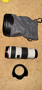 Canon EF 70-200mm f/4L IS USM IS Zoom Lens w/ Case, EF Mount, AF/MF