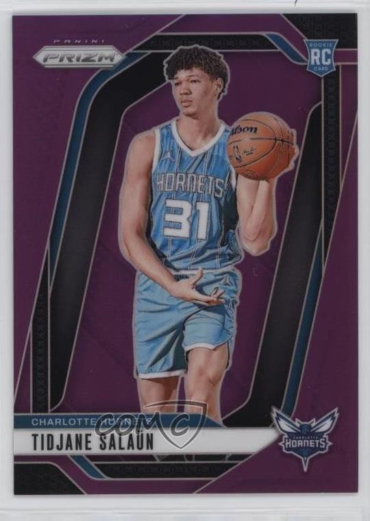 2024-25 Panini Prizm Purple Prizm 26/99 Tidjane Salaun #262 0r5a