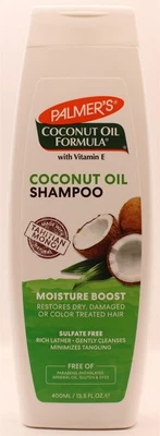 Palmer's Coconut Oil Formula Moisture Boost Shampoo 400ml (Pack of 3)