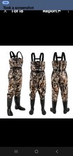 Trampoliera Pettorale, Caccia Pesca Waders per Uomo Donna, Nylon Impermeabile con Stivale