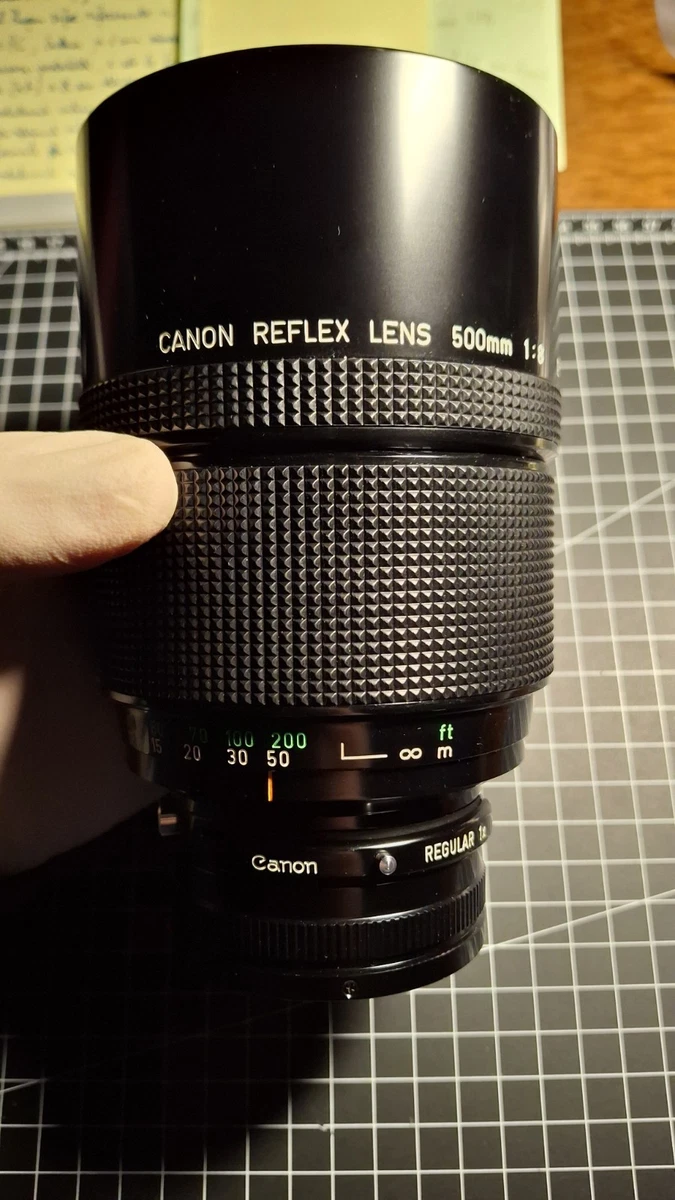 Canon FD 500mm f8 Tele Obiettivo per fotocamere a pellicola manual focus FD e FL - Blackdove Cameras