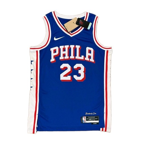 LeBron James Philadelphia 76ers Nike Swingman Jersey Blue Icon Edition Mens Sz L
