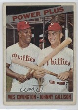 1966 Topps Wes Covington Johnny Callison Power Plus ( ) #52 0z0n