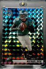 MICHAEL VICK RARE MOSAIC REFRACTOR PRIZM INVESTMENT CARD PANINI EAGLES MINT