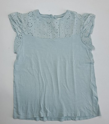 Vertbaudet T-shirt mint grün türkis blau Gr. 134 140 Neu ohne Etikett