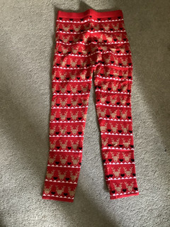 Primark 11 12 Christmas reindeer leggings warm cosy