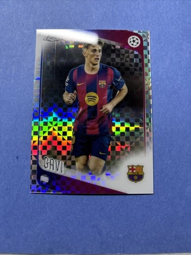 2025-26 Topps Chrome UEFA Club Competitions #132 Gavi X-Fractor Refractor