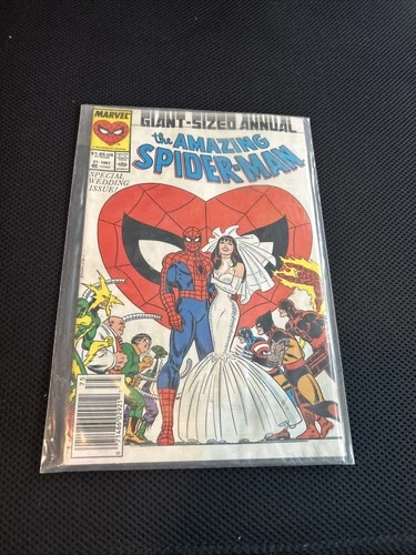 Giant-Size Annual The Amazing Spider-Man #21 (1987) Special Wedding Issue VF/NM