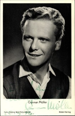 Postcard actor Gunnar Möller, portrait, I often think of... - 3510999