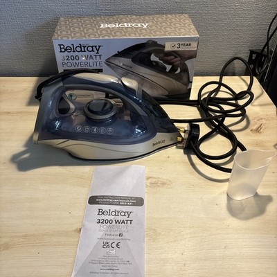 Beldray Dampfbügeleisen Keramiksohle 320ml Wassertank Titanium Edition 3200 W