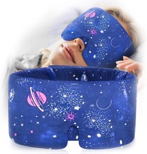 LC-dolida Ice Silk Sleep Mask, Silk Eye Mask for Sleeping Side Day Sleepers, Ide