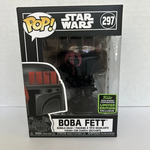 Funko Pop! Star Wars Boba Fett Futura (Black) #297 ECCC 2020- Exclusive