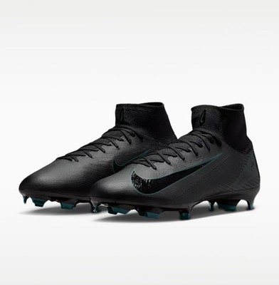 Nike Mercurial Superfly 10 Pro Firm-Ground High-Top Fußballschuh Schwarz UK 7,5