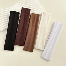 Four Seasons Solid Sports Headbands For Women Fitness Running Yoga