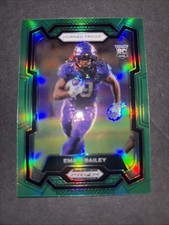 Emani Bailey 2024 Prizm Draft Picks Rookie Green #158
