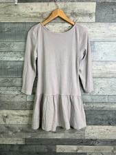 Free People Mini Dress Size Large Grey Gray Lucienne Free-est Casua Boho