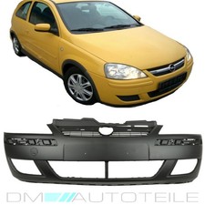 Opel Corsa C Combo Stoßstange vorne Facelift 03-06 lackierfähig Premium Schwarz