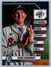 CAM CAMINITI 5 2024 BOWMAN CHROME BASEBALL BOWMAN DRAFT NIGHT