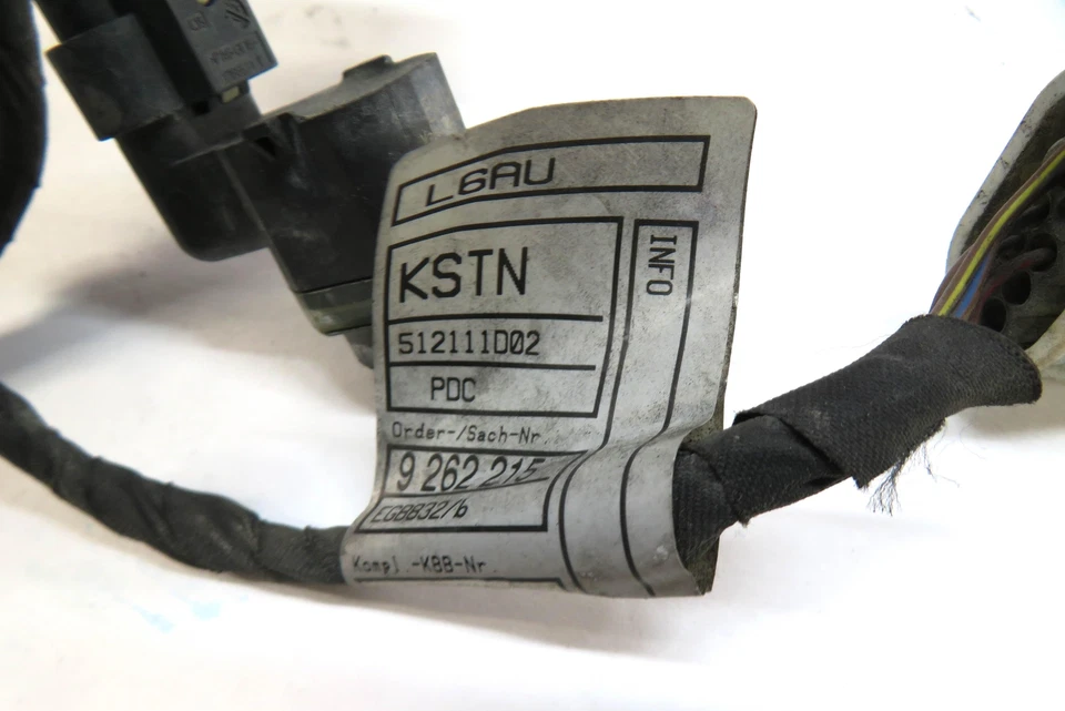 BMW ACTIVE HYBRID 7 F04 2013 conjunto de sensores de estacionamiento delantero PDC/5 arnés de cables y negro Foto 3 de 3