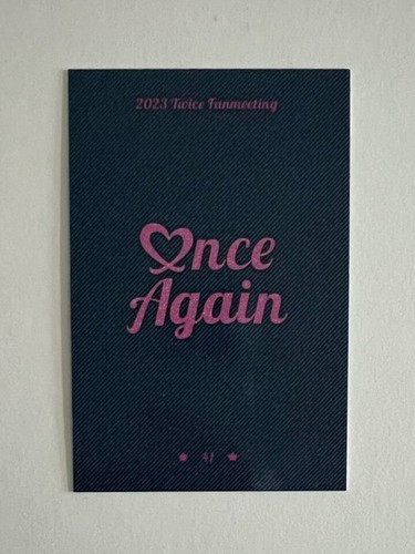 TWICE 8th Anniversary Fan Meeting ONCE AGAIN MD Trading Card Photocard + Benefit - Picture 82 of 160