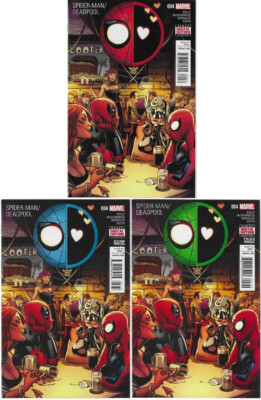 Spider-Man/Deadpool #4 - First, Second and Third Printings - NM+