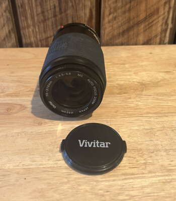 Vivitar 70-210mm 1:4.5 - 5.6MC Macro Focusing Zoom Camera Lens 52mm 