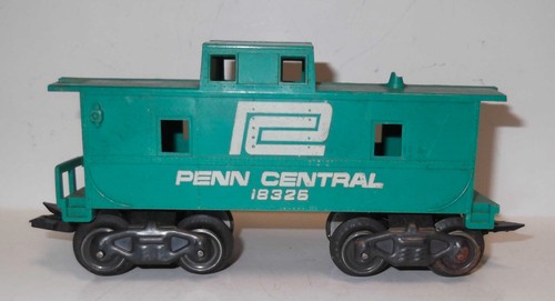 Trenes MARX escala O vintage * Penn Central Caboose * Verde 18326 * Hecho en EE. UU. | Zustand: Used