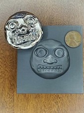 Face 3D Graphite Ingot Mold Gold Silver Copper Tin Melting Casting