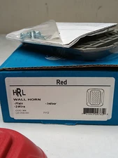 SYSTEM SENSOR HRL Wall Horn Fire Red 2 Wire Plain Indoor