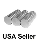 lot 100 50 1/2" X 1/8" Neodymium Disc Strong Rare Earth N48 Small Fridge Magnets
