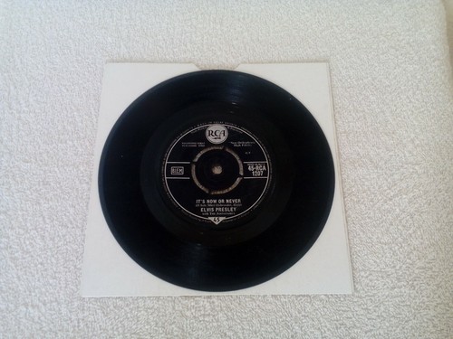 ELVIS PRESLEY ITS NOW OR NEVER/MAKE ME KNOW IT.RCA 45-1207.ORIGINAL.G.CON.1960.