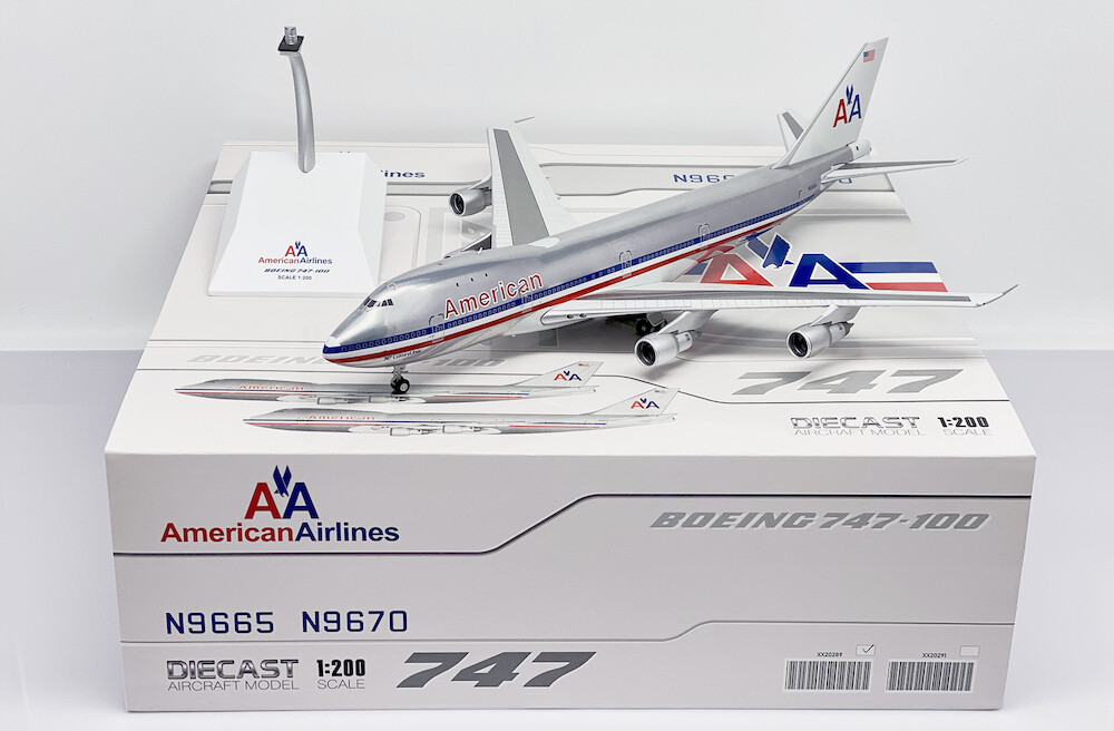 【お値下げ！】アメリカン航空 ボーイング747-100 Yahoo!オークション - 1/400 BOEING 747SR-100 ボーイング 747SR-100