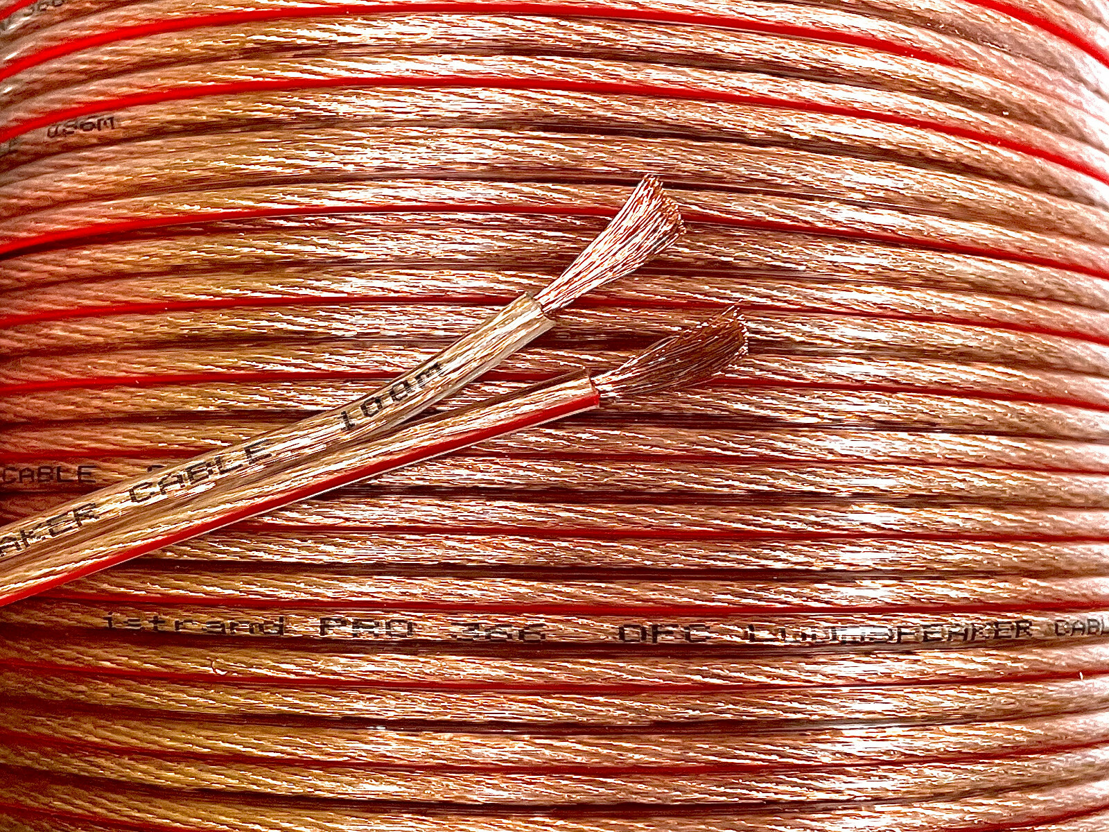 25m iStrand Premium Oxygen Free Copper 14AWG Audio HiFi Loud Speaker Cable Wire