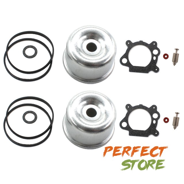 2 Set Carb Float Bowl Kit For Briggs & Stratton 796611 272653S Walbro