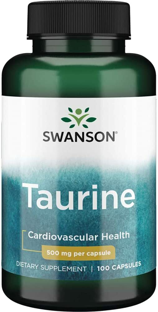 Taurine Capsules 500mg Swanson