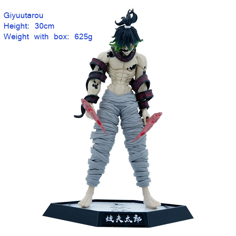Anime-Figur Gyutaro/Kokushibo/Yoriichi | 30 Cm PVC-Statue | Deko Für Fans & Sammler | Aus Demon Slayer