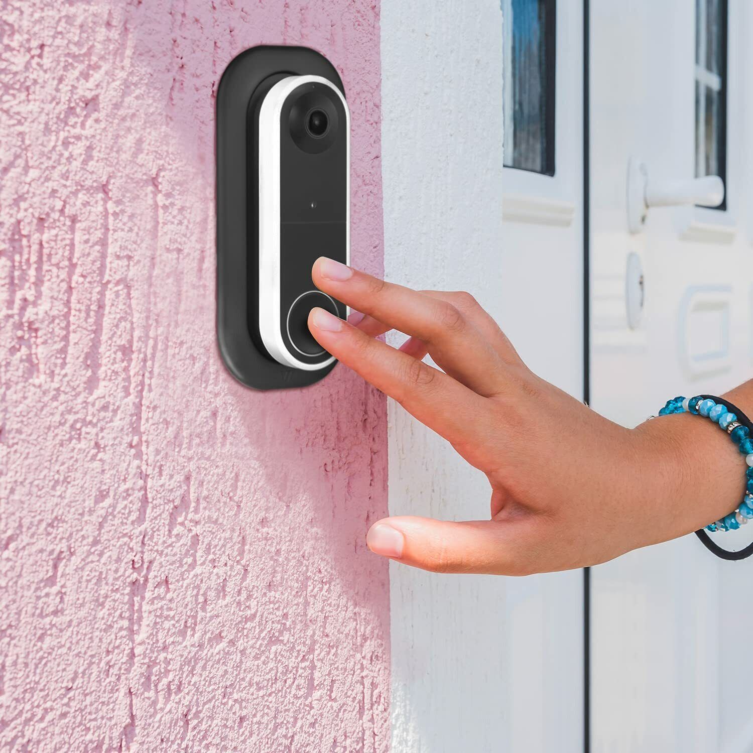 Wasserstein Wall Plate Compatible with Arlo Essential Wire-Free Video Doorbell