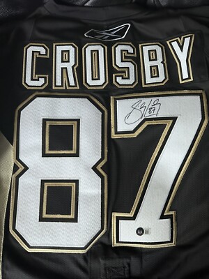 SIDNEY CROSBY SIGNED AUTOGRAPHED AUTHENTIC REEBOK