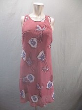 Wild Fable Size M Womens Pink Back Keyhole Sleeveless Shorts Sheath Dress 027