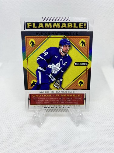 2023-24 Upper Deck Synergy AUSTON MATTHEWS #FL-12 Flammable Insert SP