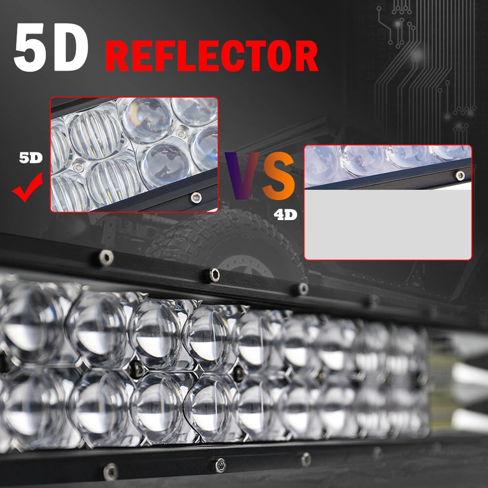 52 Zoll led balken Geführte gebogene helle led bar offroad led scheinwerfer Bar - Изображение 2 из 4