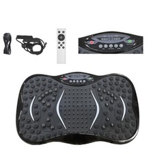 Whole Body Exercise 3D Vibration Platform Plate Fitness Massager Slim Machine BK
