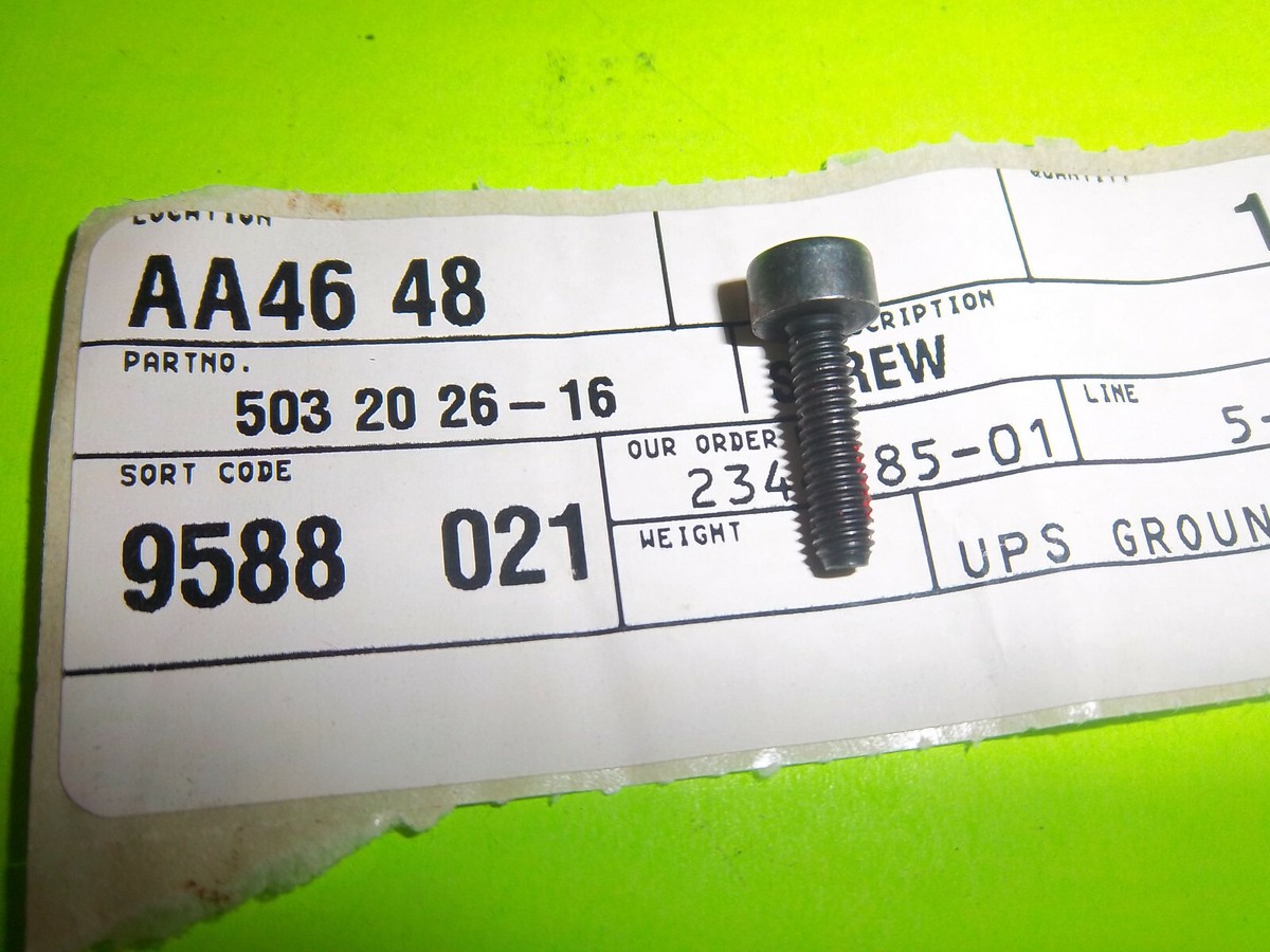 NEW HUSQVARNA JONSERED BRAKE PIVOT SCREW FITS OLDER SAWS 503202616