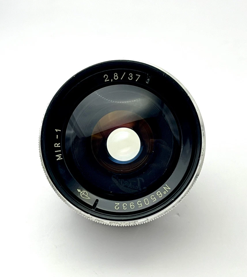 Grand Prix Brussels 1958 Silver Mir-1 2.8/37 Lens M39 Mount M39/M42 SLR - Image 4 of 4