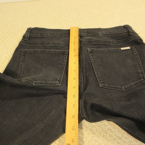 White House Black Market Low Rise Skinny Stretch Jegging Black Jeans Size S - Picture 8 of 10