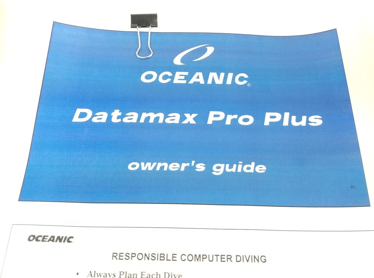 Ordinateur De Plongée Oceanic Datamax Pro Plus #4054 – Air & Nitrox, Occasion
