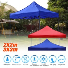 2.9x2.9m/3x3m Garden Gazebo Top Cover Canopy Replacement Pavilion Roof 1 Tier