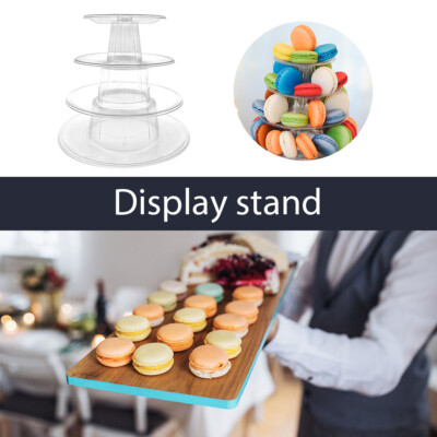 4/6 Ebenen Macaron Display Ständer Hochzeitsfeier Kuchen Dessert Tower Rack (4 E