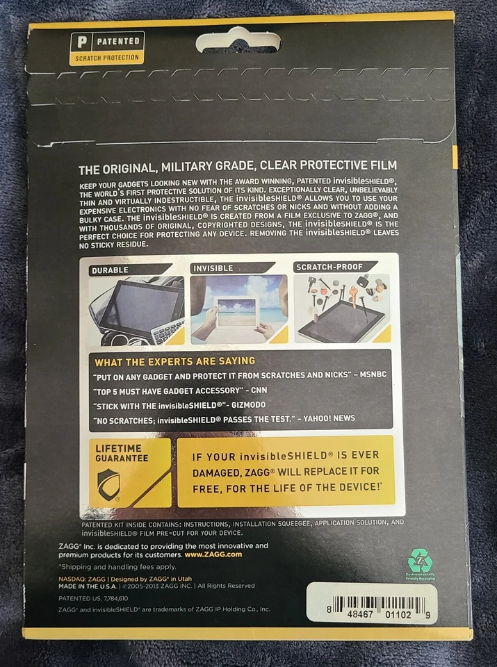 Invisible Shield Screen Protector For Amazon Kindle Fire HDX 7” - Image 2 of 2