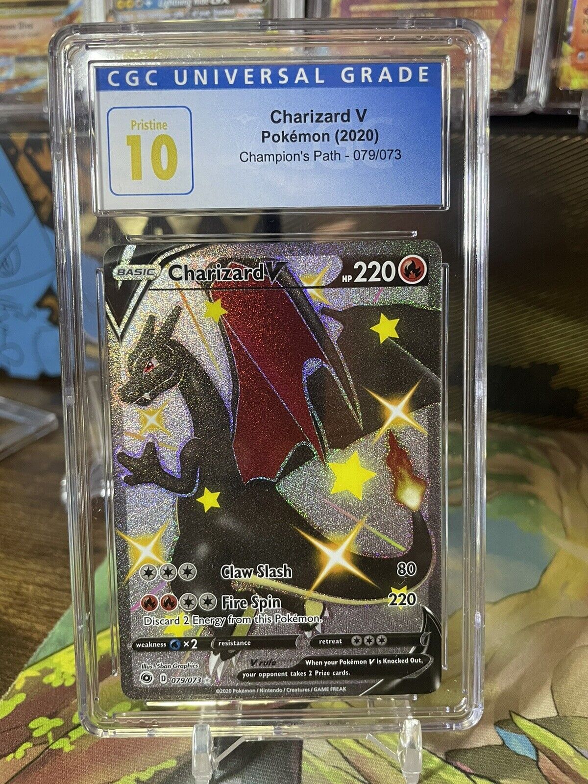 Charizard V Secret Rare - 79/73 - Champion's Path – Card Cavern